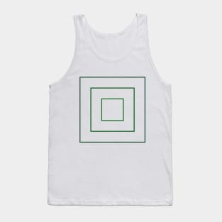 Green Square in Green Square in Green Square Tank Top